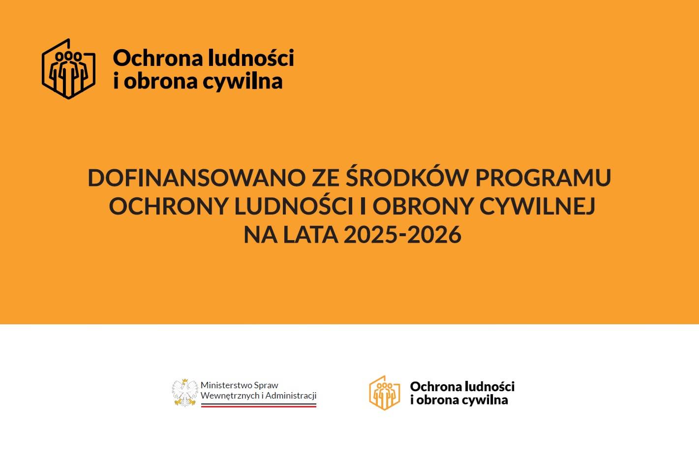 Realizacja programu ochrony ludności o obrony cywilnej w 2025 r.
