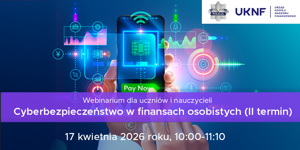 Urząd KNF - webinarium dla uczniów i nauczycieli 