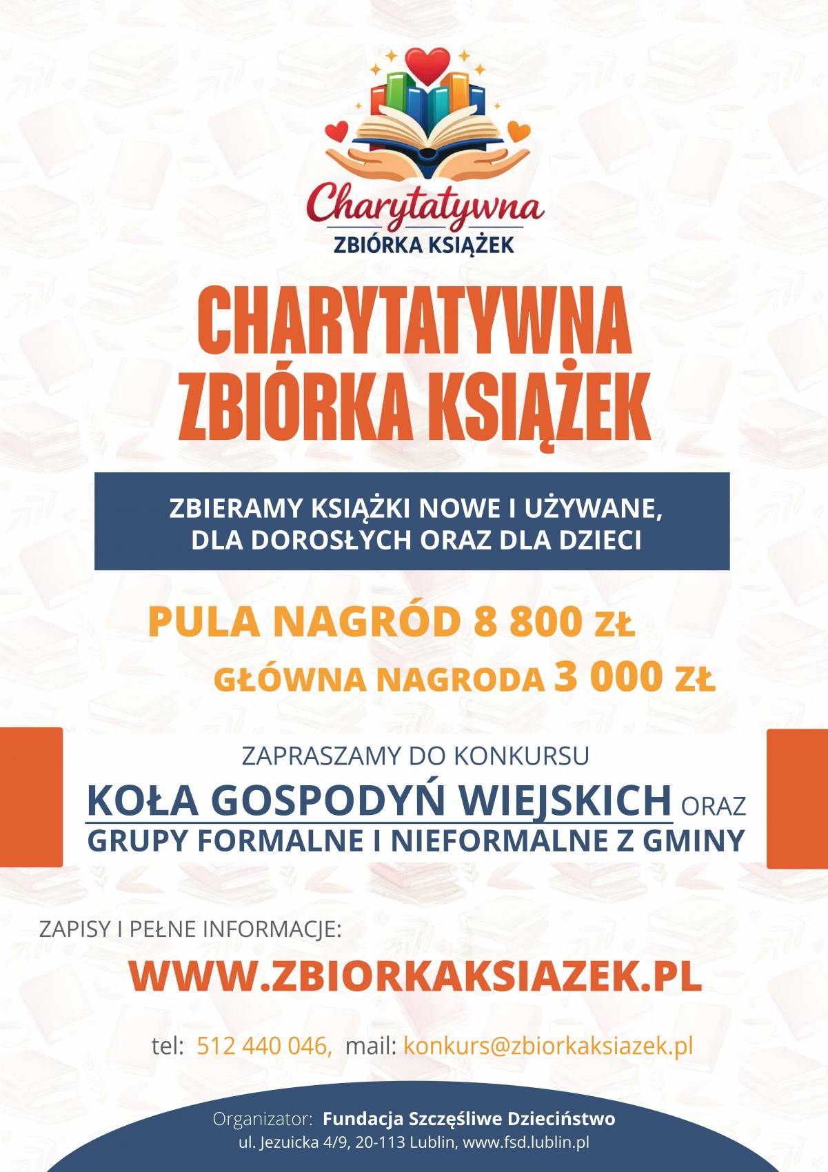 CHARYTATYWNA ZBIÓRKA KSIĄŻEK