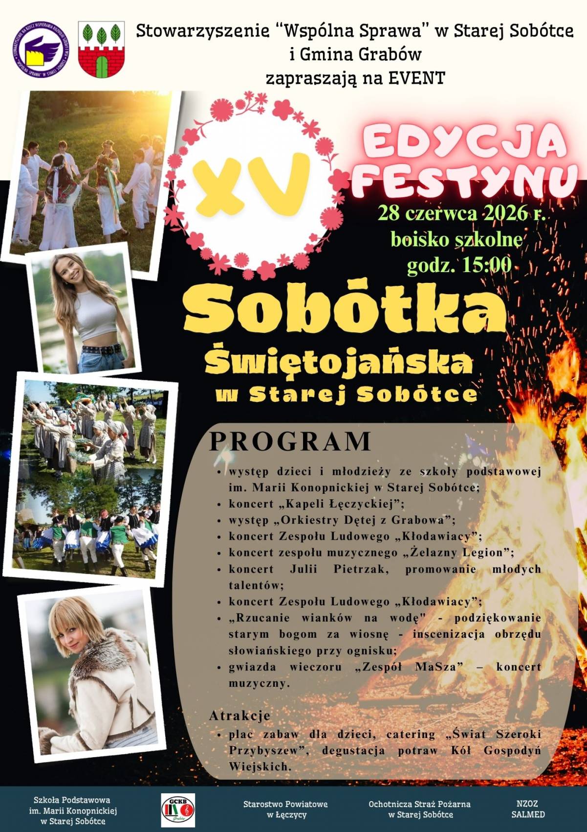 Sobótka Świętojańska w Starej Sobótce.