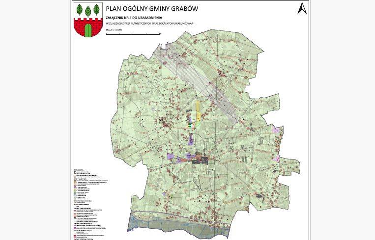 Obwieszczenie Burmistrza Grabowa o rozpoczęciu konsultacji społecznych dotyczących projektu planu ogólnego Gminy Grabów