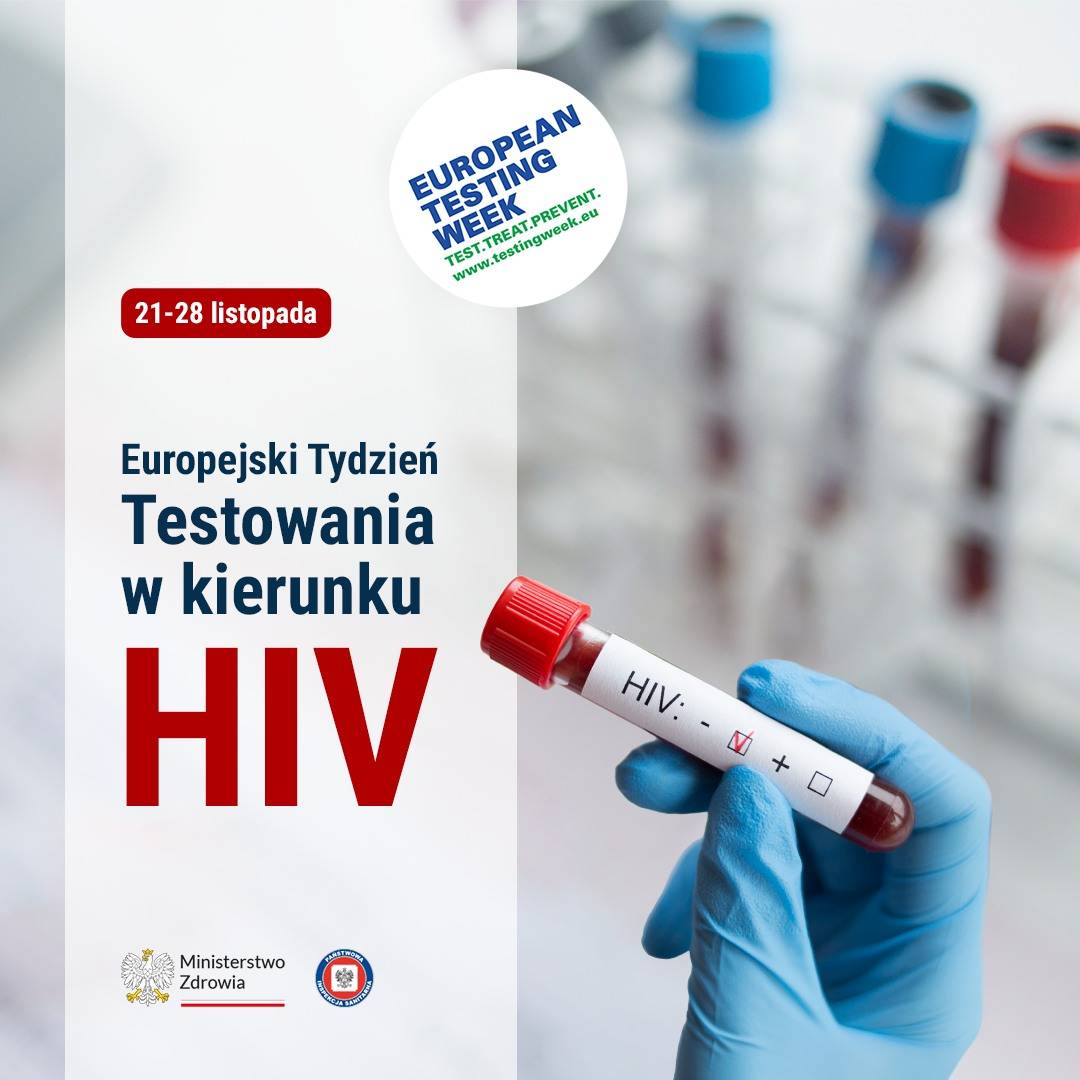 21 – 28 listopad 2022 r. Europejski Tydzień Testowania w kierunku HIV