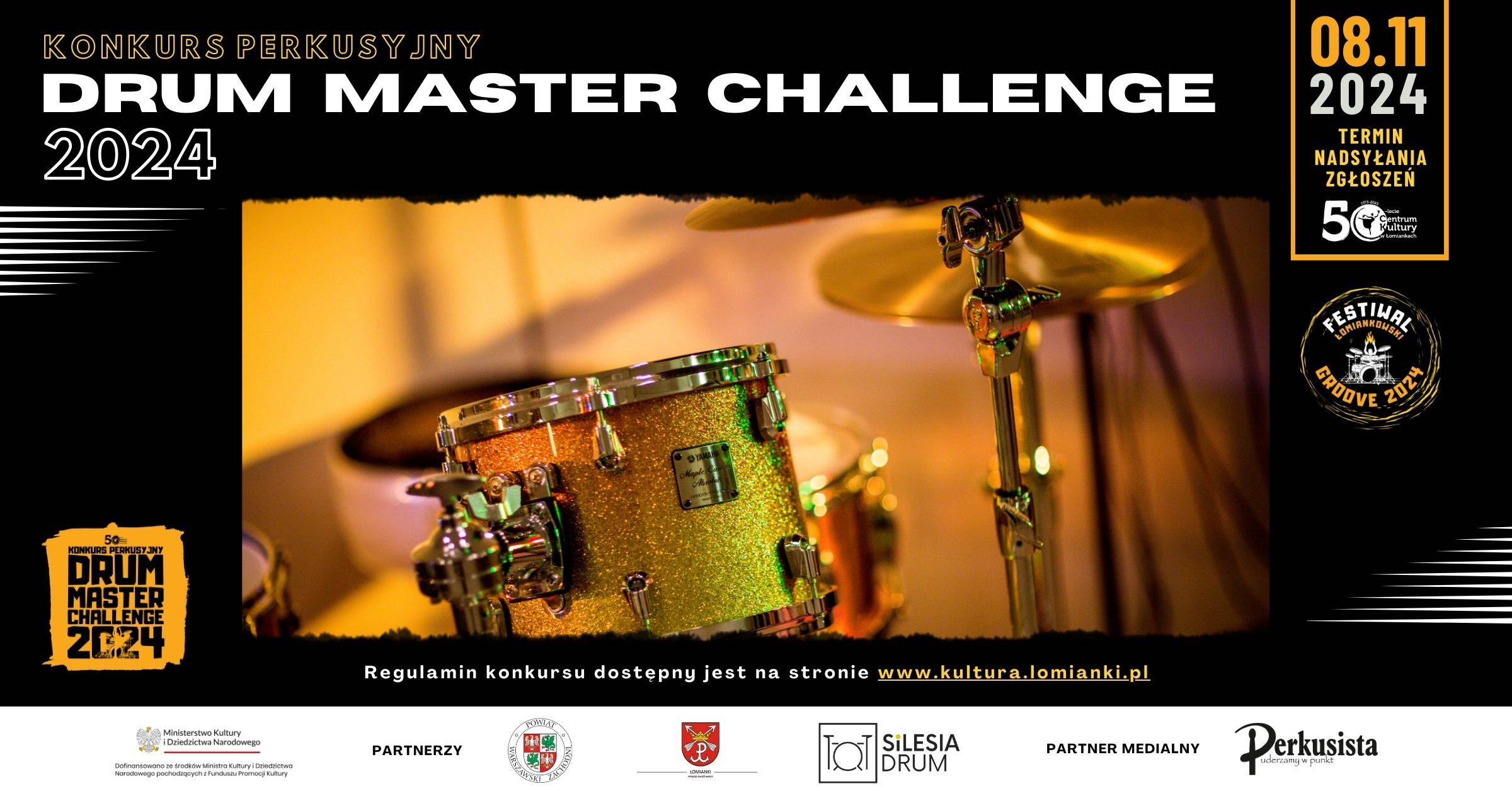 Ogólnopolski konkurs perkusyjny "Drum Master Challenge 2024"