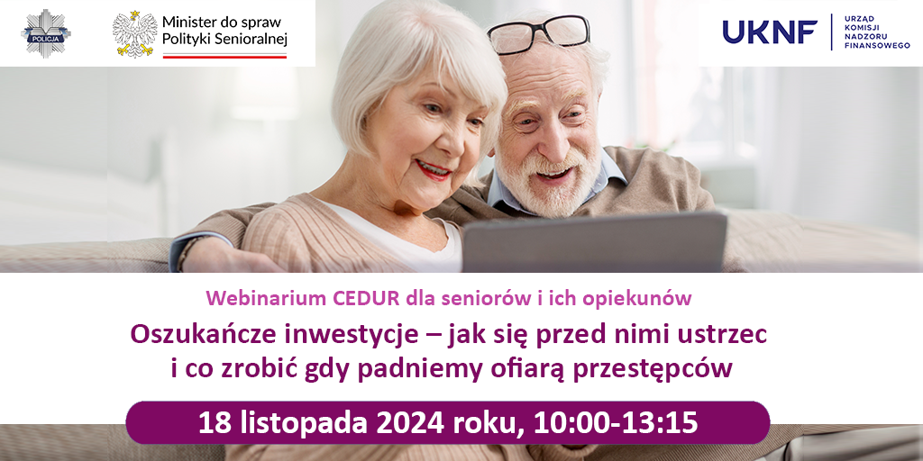 Urząd KNF - zaproszenie na webinarium 