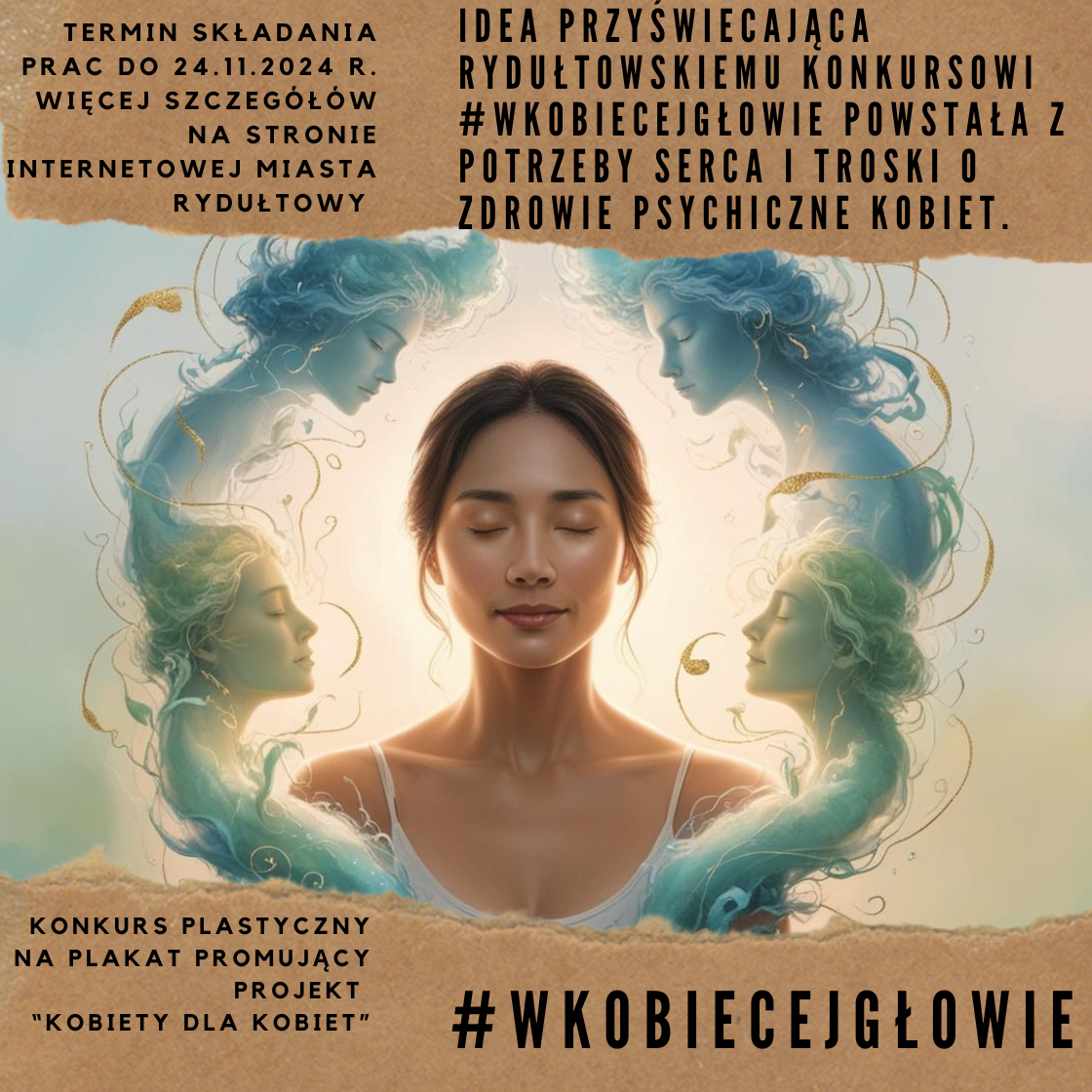 Konkurs na plakat promujący kampanię pod hasłem #wKOBIECEJgłowie